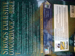 Strong's Exhaustive Concordance To The Bible: Complete With Cd Rom,Used