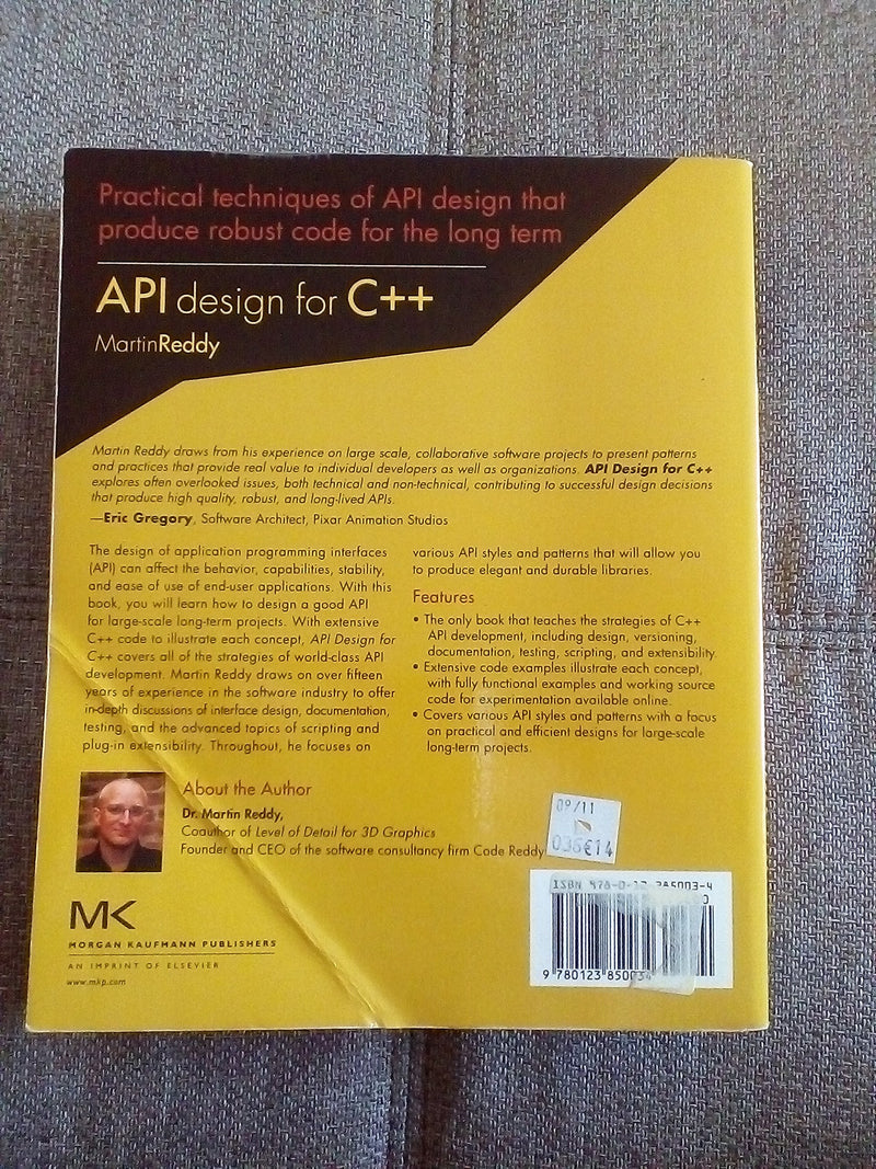 API Design for C++,New