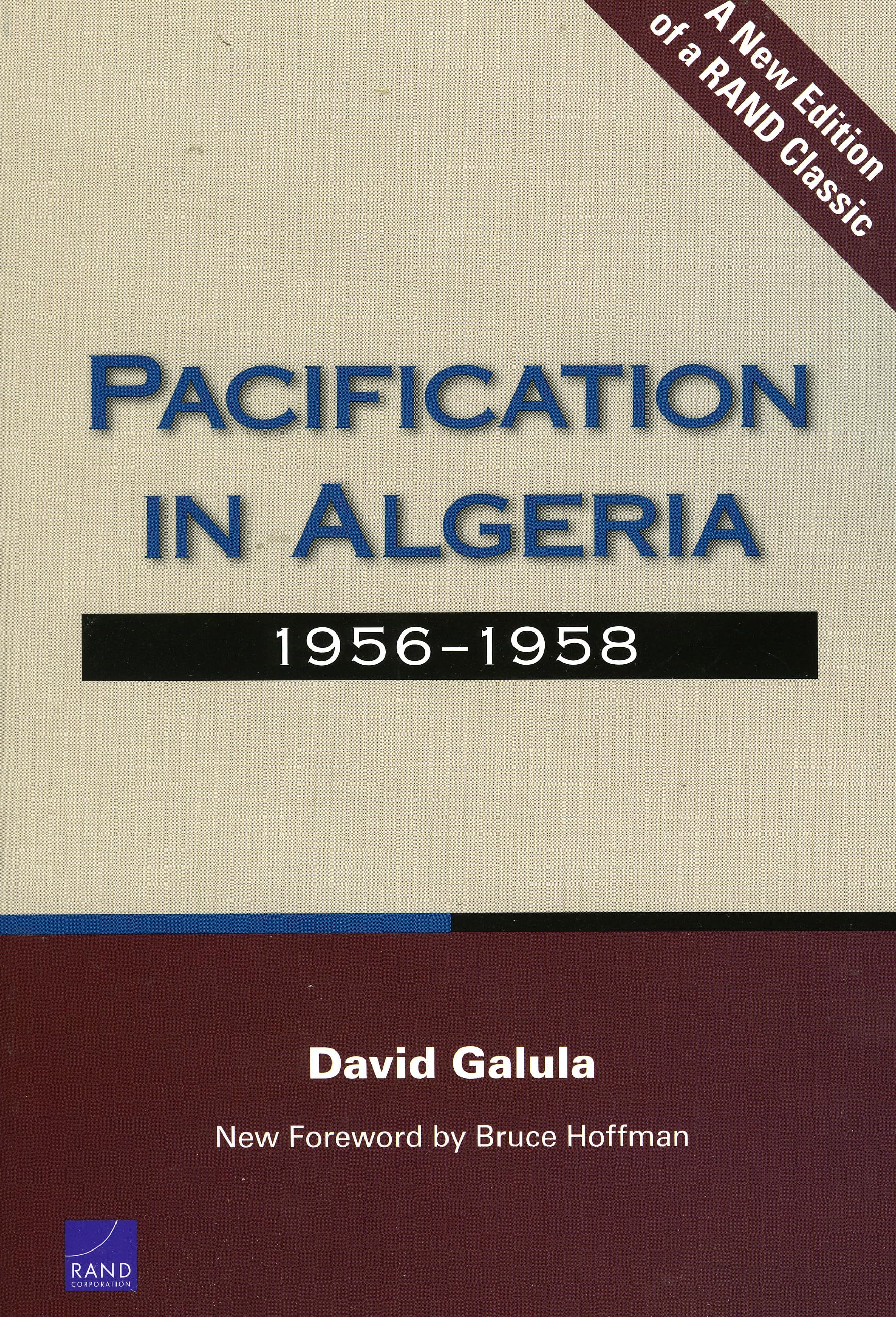 Pacification in Algeria, 19561958,Used