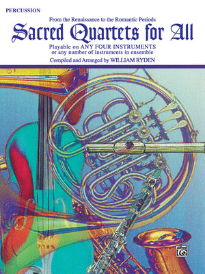 Sacred Quartets for All (From the Renaissance to the Romantic Periods): Percussion (For All Series),Used