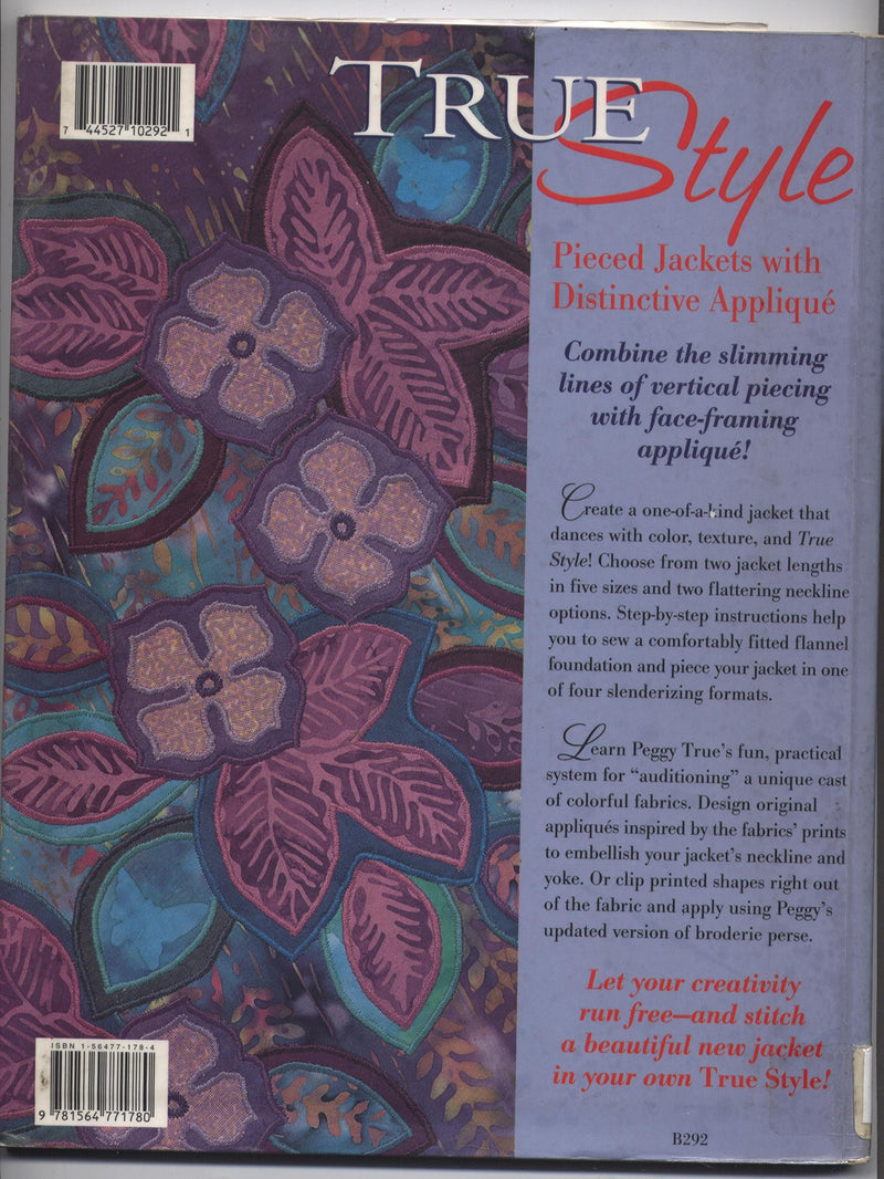 True Style: Pieced Jackets With Distinctive Applique,Used