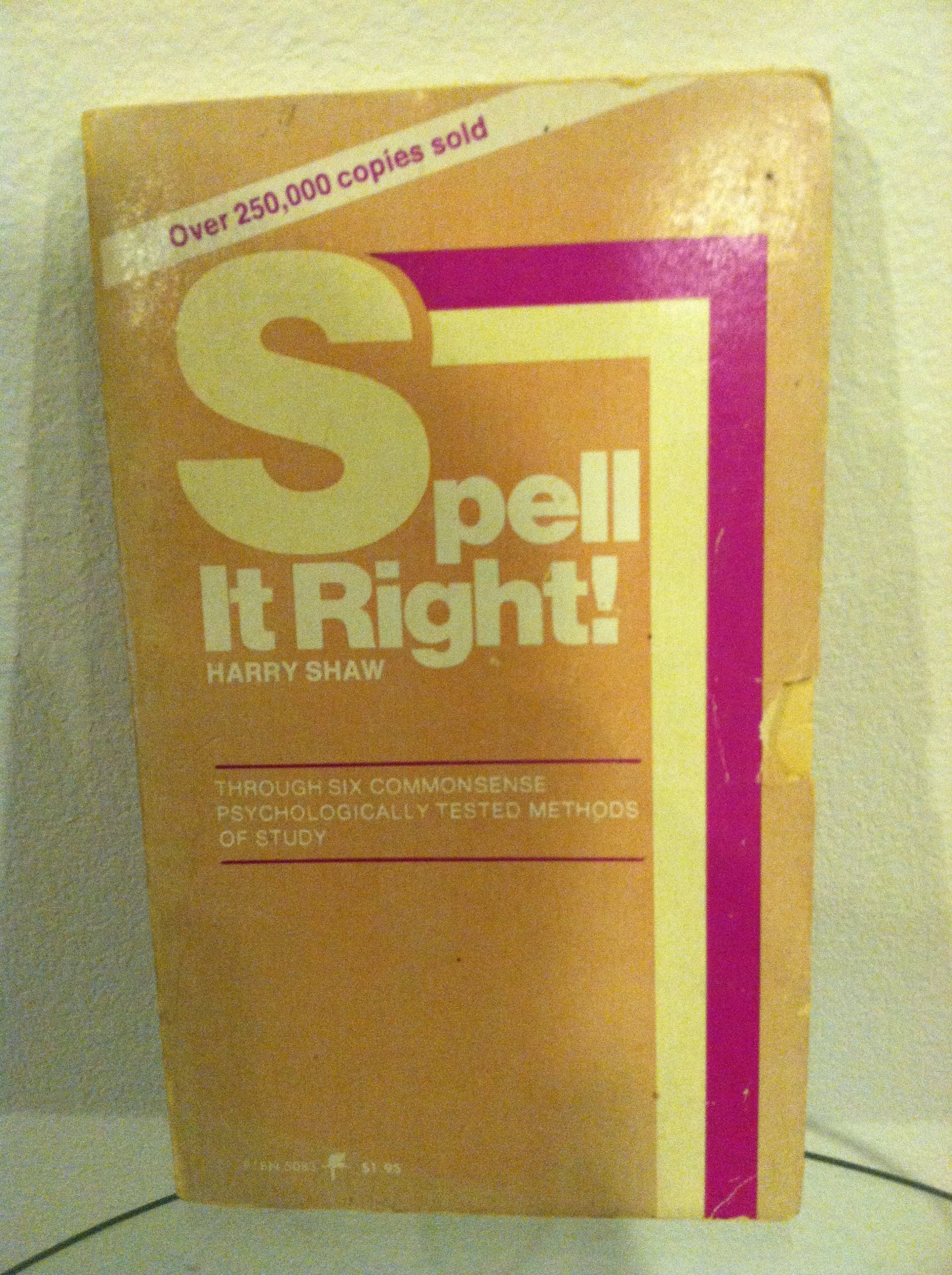 Spell It Right!,Used