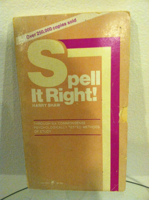 Spell It Right!,Used