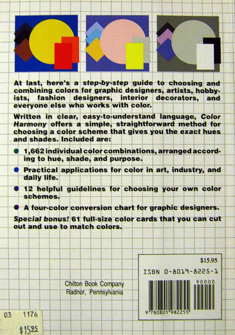 Color Harmony: Guide to Creative Color Combinations,Used