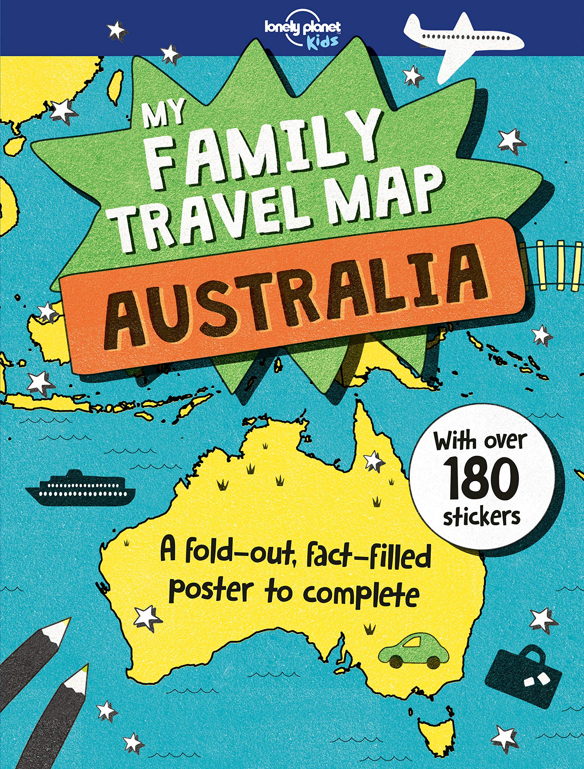Lonely Planet Kids My Family Travel Map  Australia 1