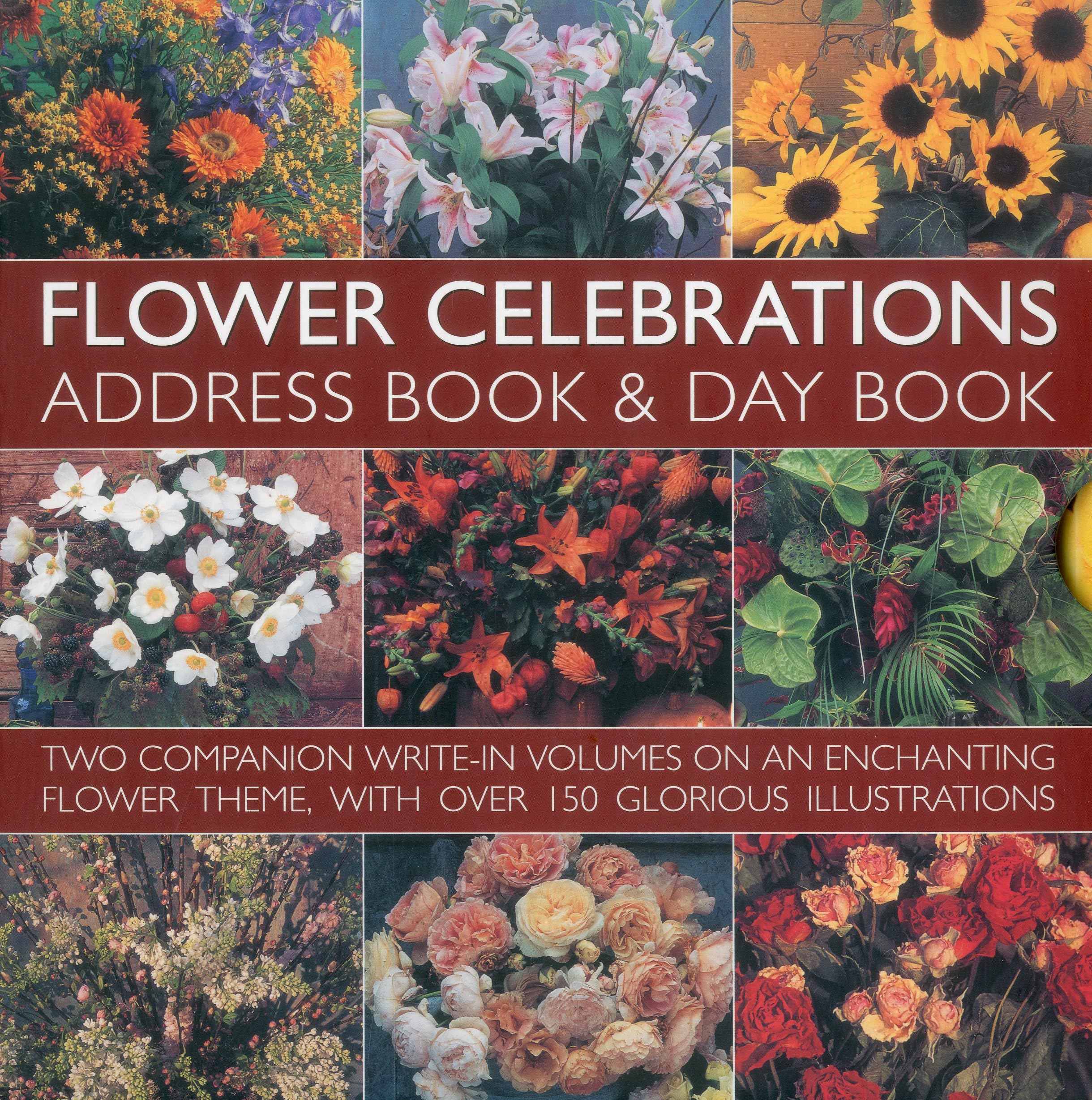 Flower Celebrations Address Book & Day Book Set,New