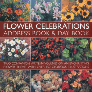 Flower Celebrations Address Book & Day Book Set,New