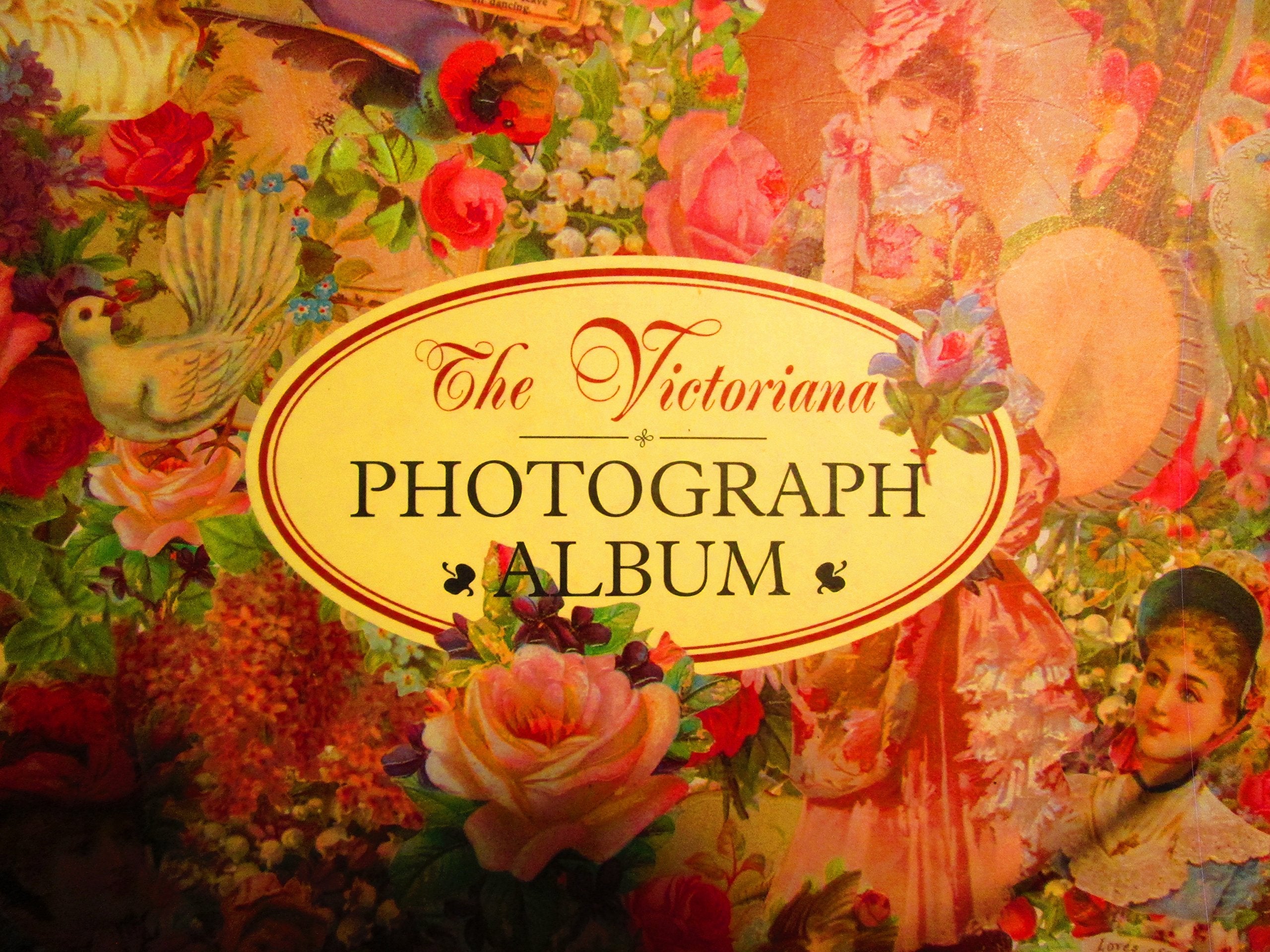 Montague House Photograph Albums: Large Horizontal Photo Album (Floral Victorian Design),Used