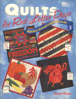 Quilts for RedLetter Days: More Than 30 Small Celebration Quilts,Used