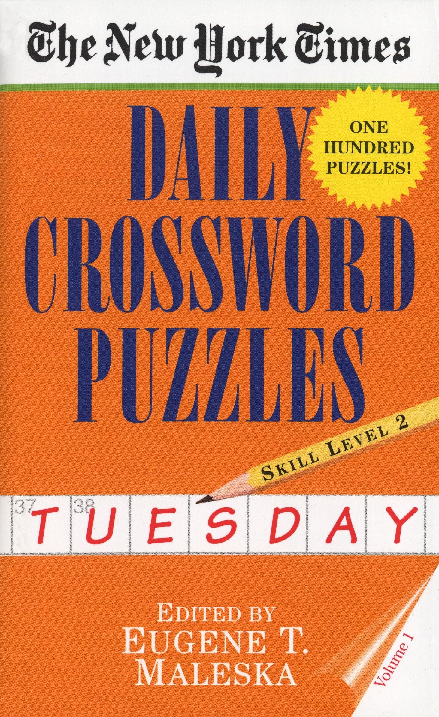 New York Times Daily Crossword Puzzles (Tuesday), Volume I,Used
