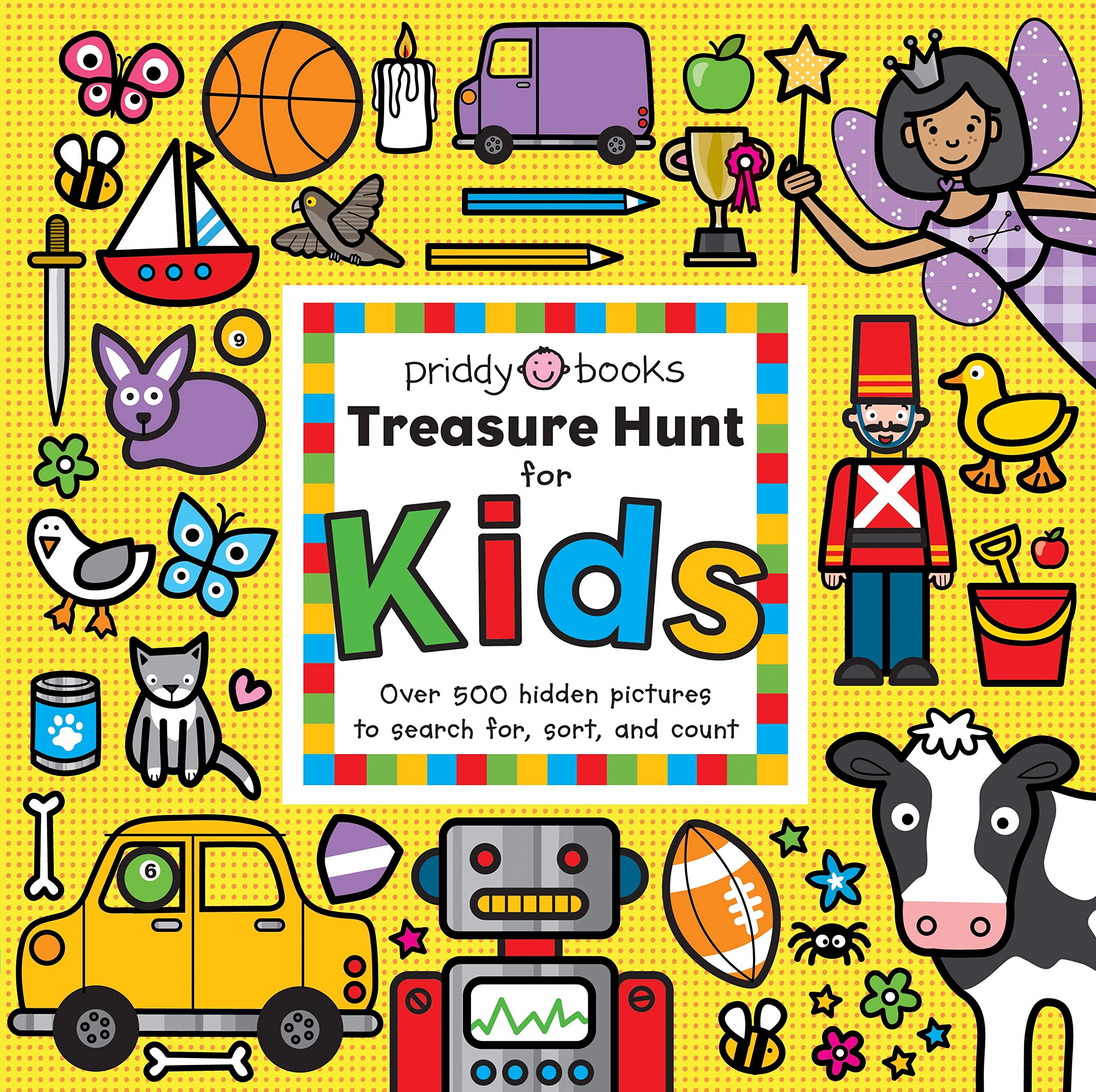 Treasure Hunt: Treasure Hunt for Kids: Over 500 hidden pictures to search for, sort, and count,New