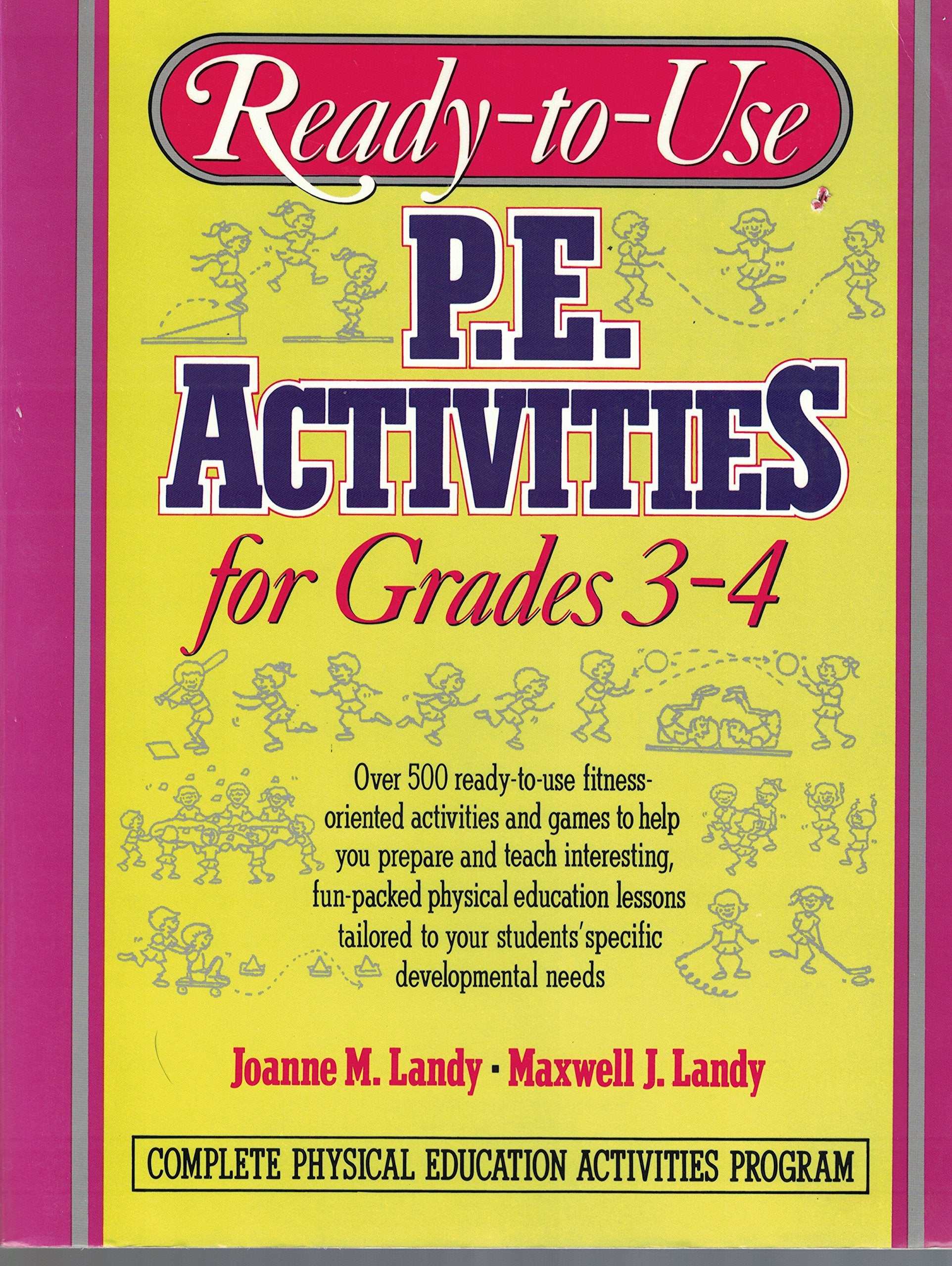 Readytouse P.E. Activities For Grades 34