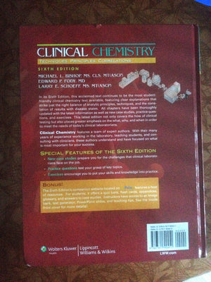 Clinical Chemistry: Techniques, Principles, Correlations,Used