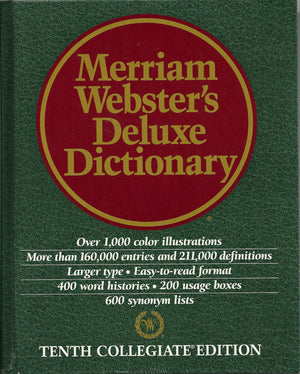 Dic Merriam Websters Deluxe Dictionary,Used