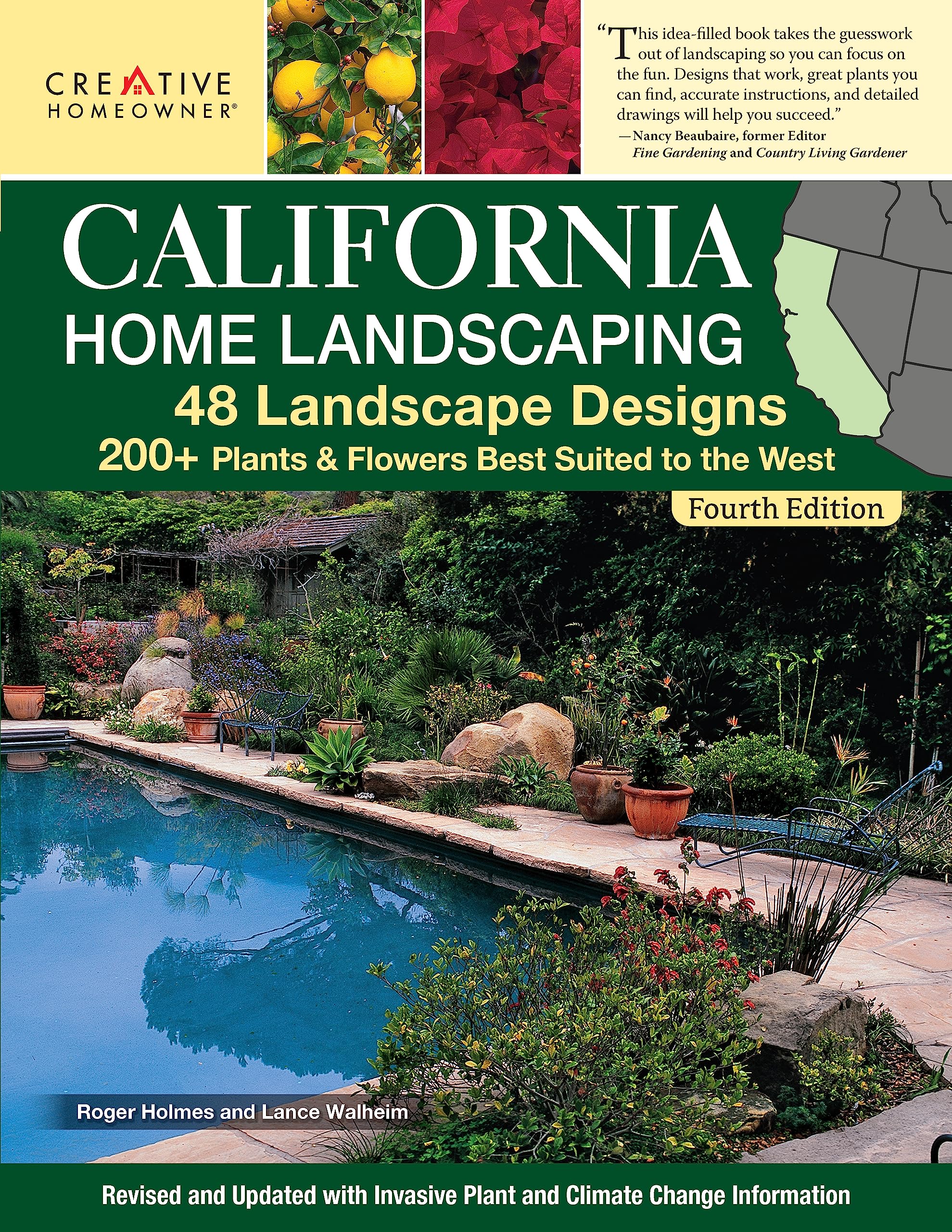 California Home Landscaping, Fourth Edition: 48 Landscape Designs 200+ Plants & Flowers Best Suited to the Region (Creative Home,Used