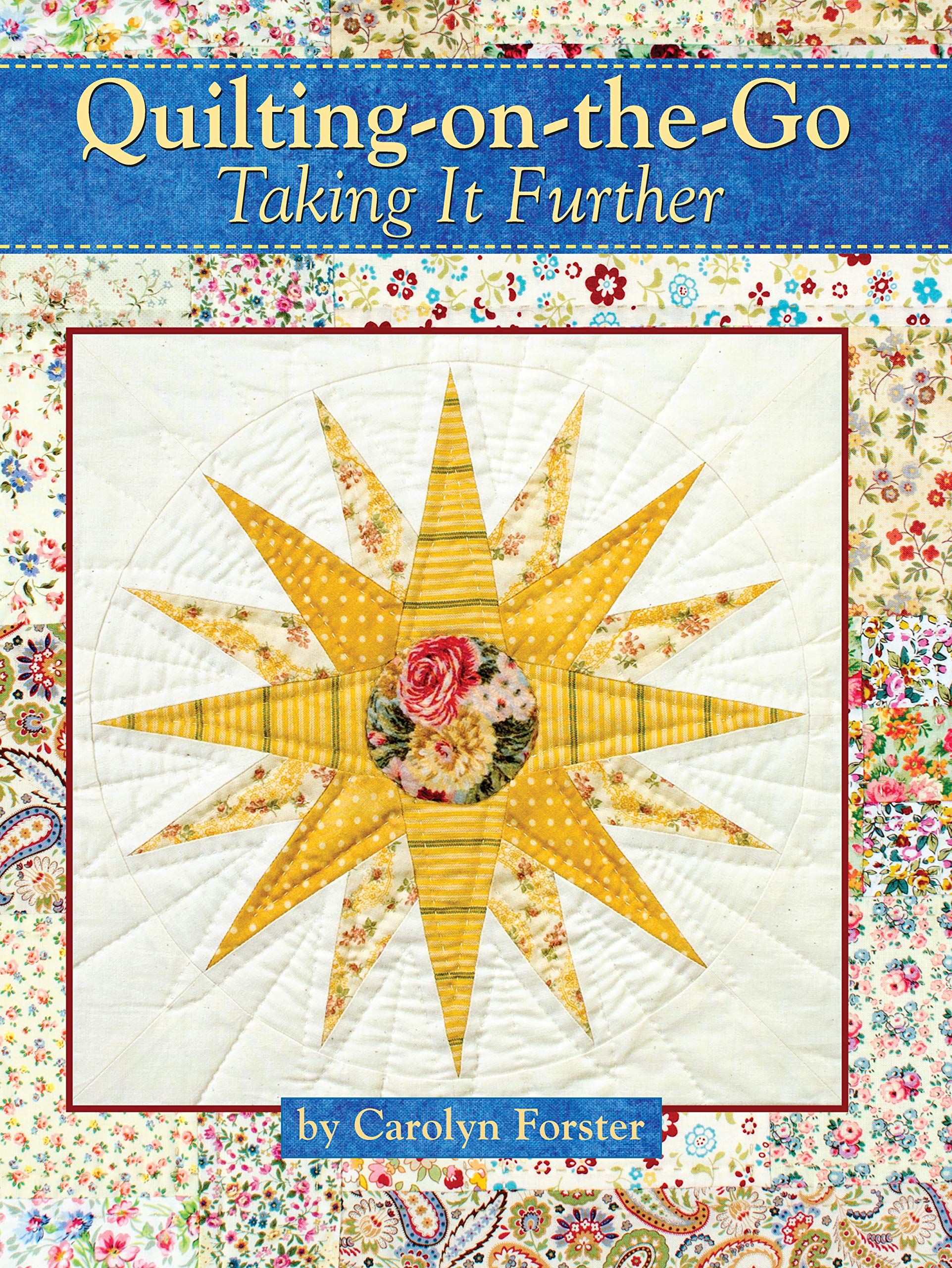 QuiltingontheGo: Taking it Further (Landauer) 11 Projects with Blocks from 6 inches to 25 1/2 inches, StepbyStep Photos, an,Used