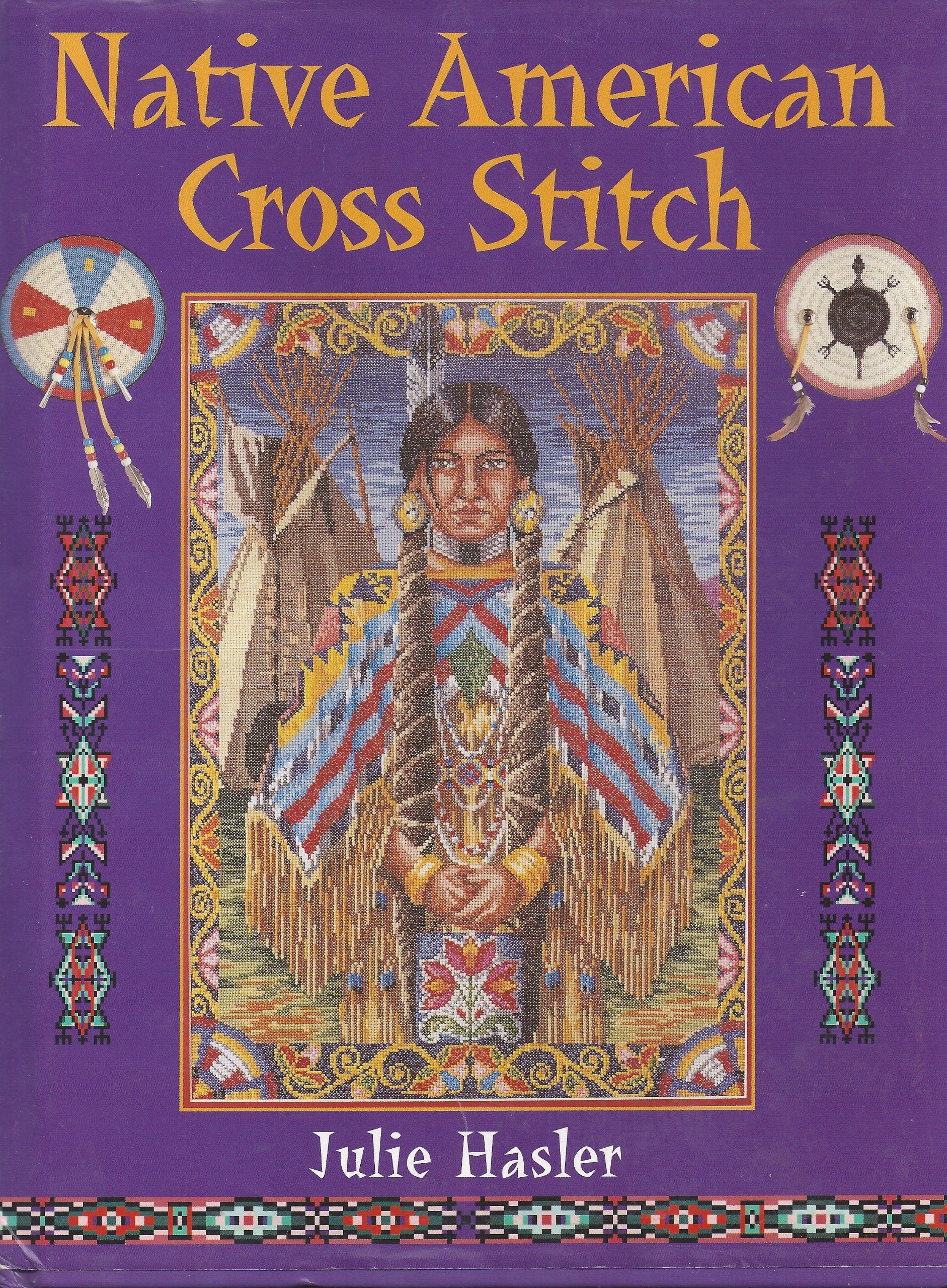 Native American Cross Stitch,Used