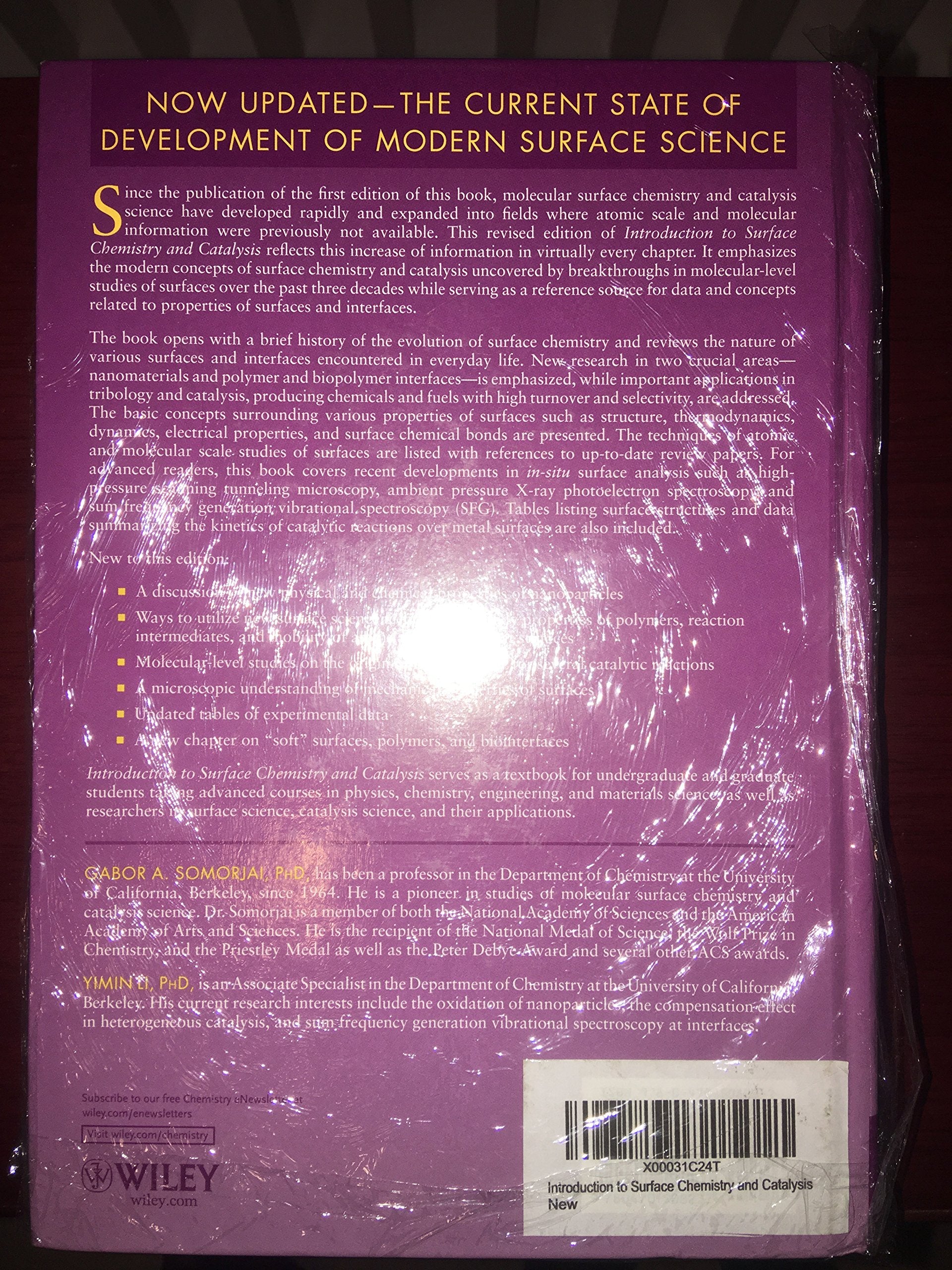 Introduction to Surface Chemistry and Catalysis,Used