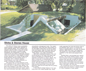 Earth Sheltered Homes: Plans and Designs,Used