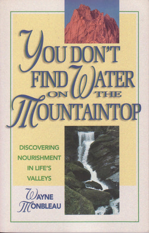 You Don't Find Water on the Mountaintop: Discovering Nourishment in Life's Valleys,Used