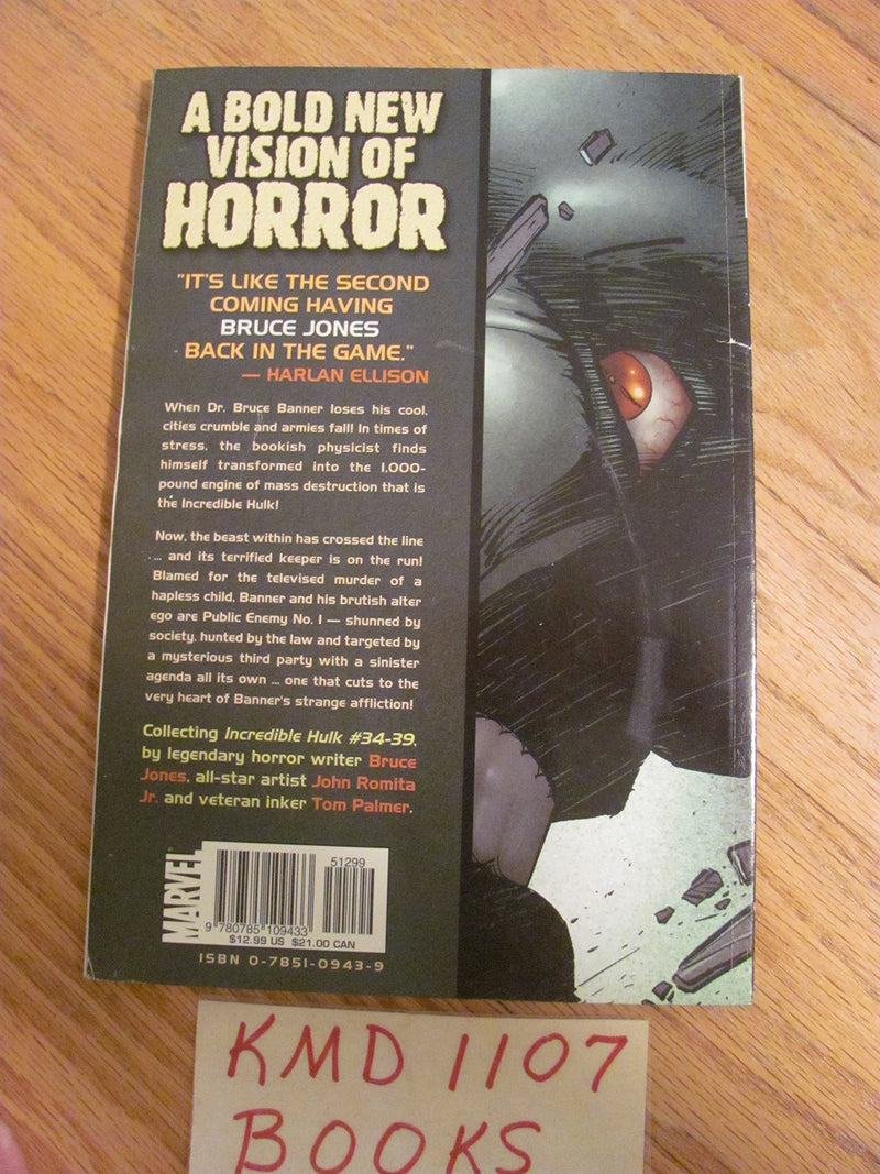 Incredible Hulk Vol. 1: Return Of The Monster,Used