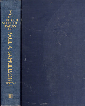 The Collected Scientific Papers Of Paul Samuelson, Vol. 3,New