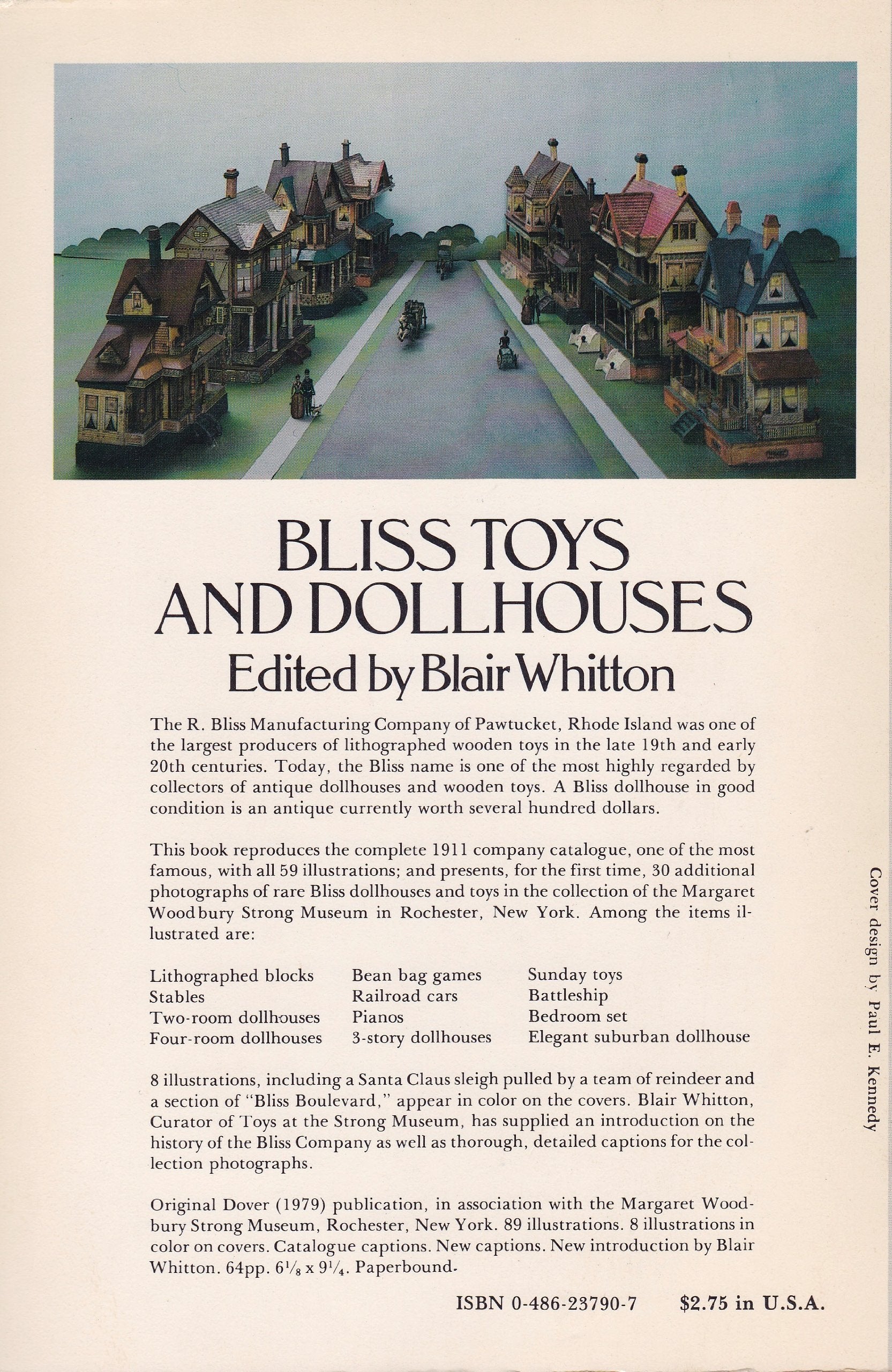 Bliss Toys and Dollhouses: 89 Illustrations, Including the Complete 1911 Catalogue,Used