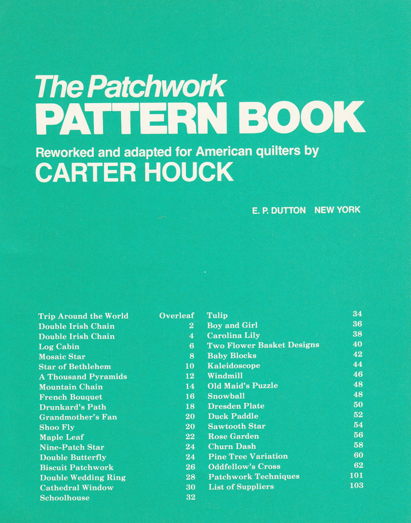 The Patchwork Pattern Book,Used