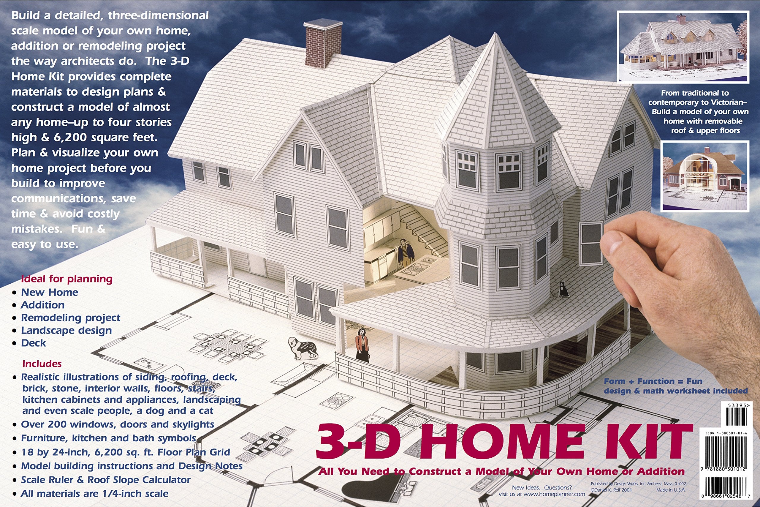3D Home Kit: All You Need to Construct a Model of Your Own Home or Addition,New