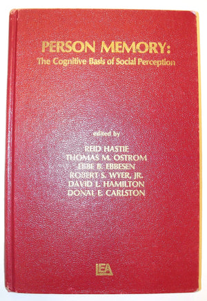Person Memory: The Cognitive Basis of Social Perception,Used