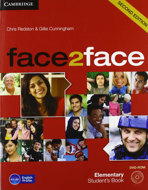 face2face Elementary Student's Book with DVDROM,Used