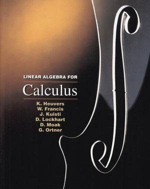 Linear Algebra for Calculus (Mathematics Ser),New