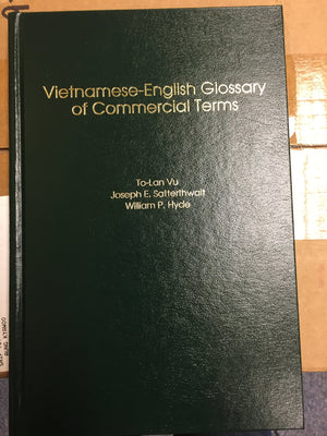 VietnameseEnglish Glossary of Commercial Terms (English and Vietnamese Edition),Used