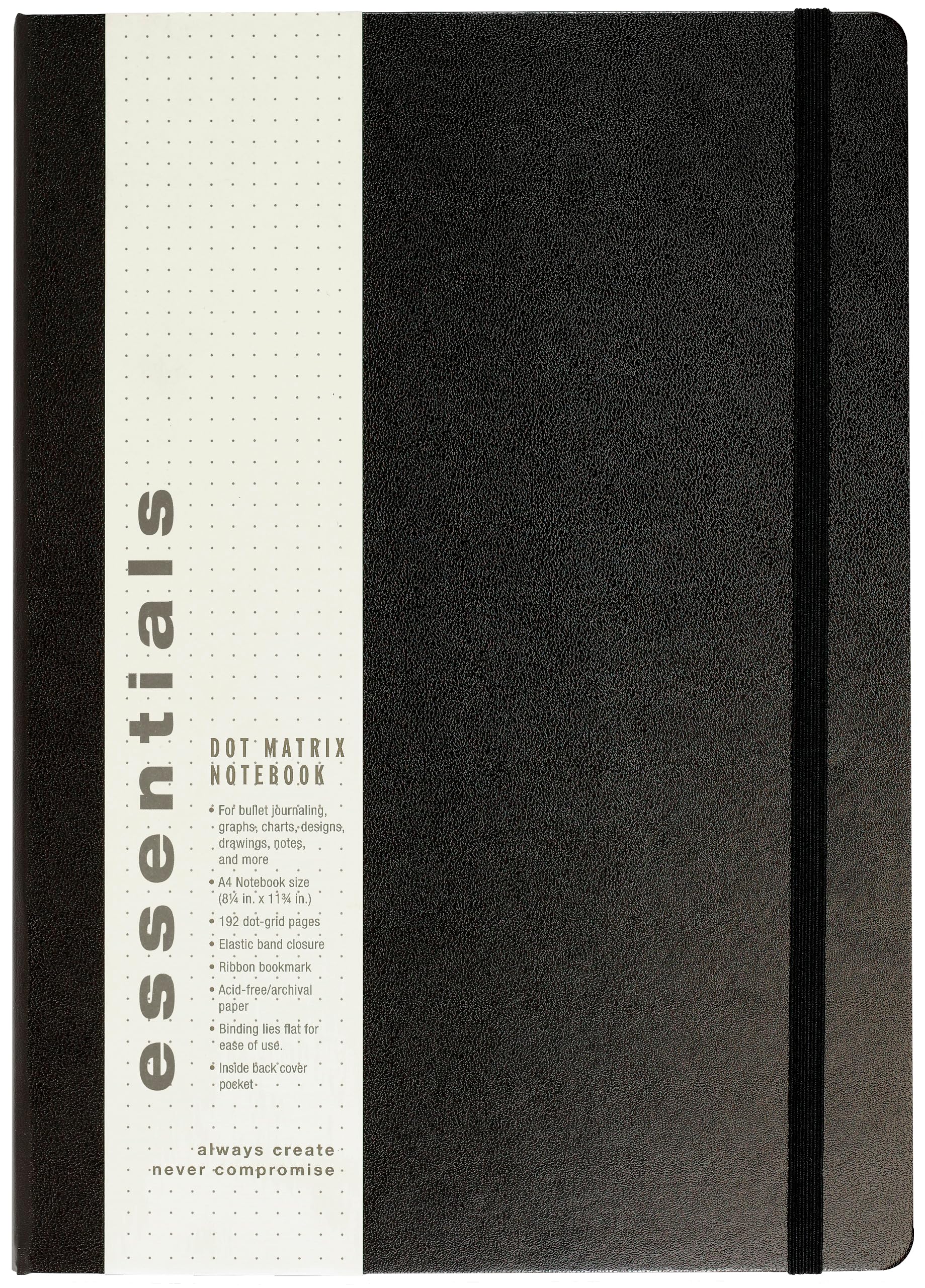 Essentials A4 Dot Matrix Notebook,Used