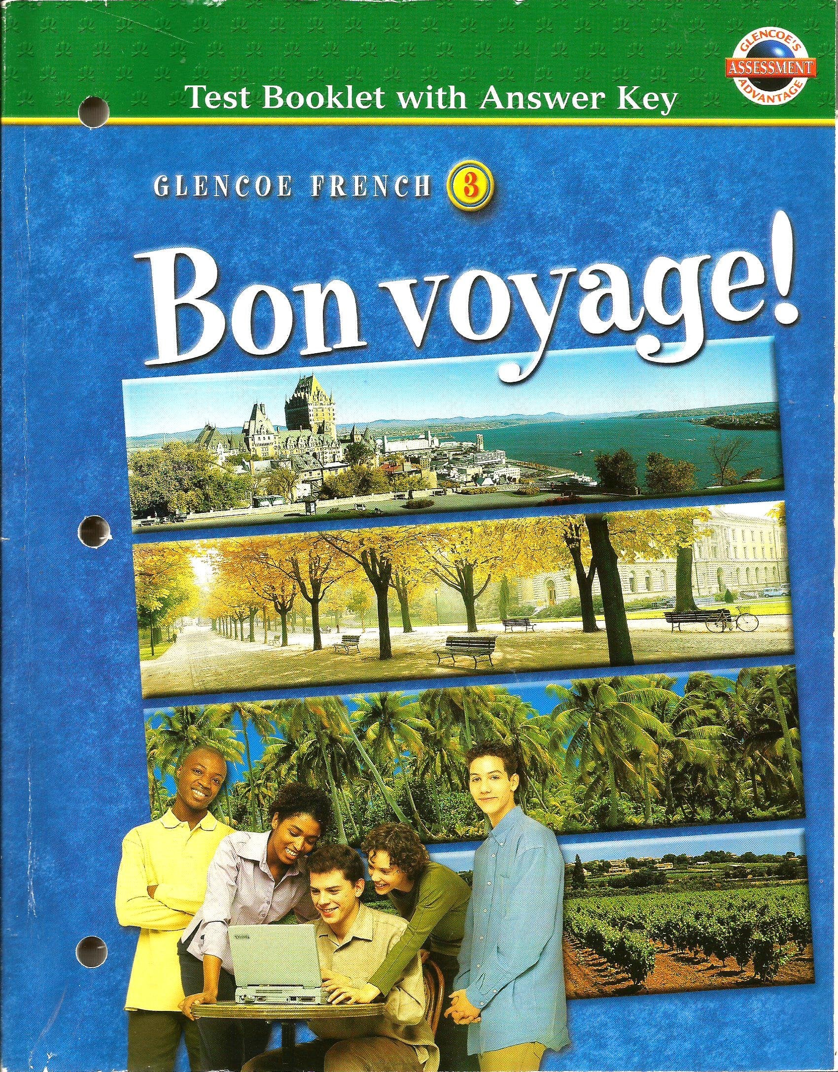 Bon Voyage! Level 3: Testing Booklet with Answer Key,Used