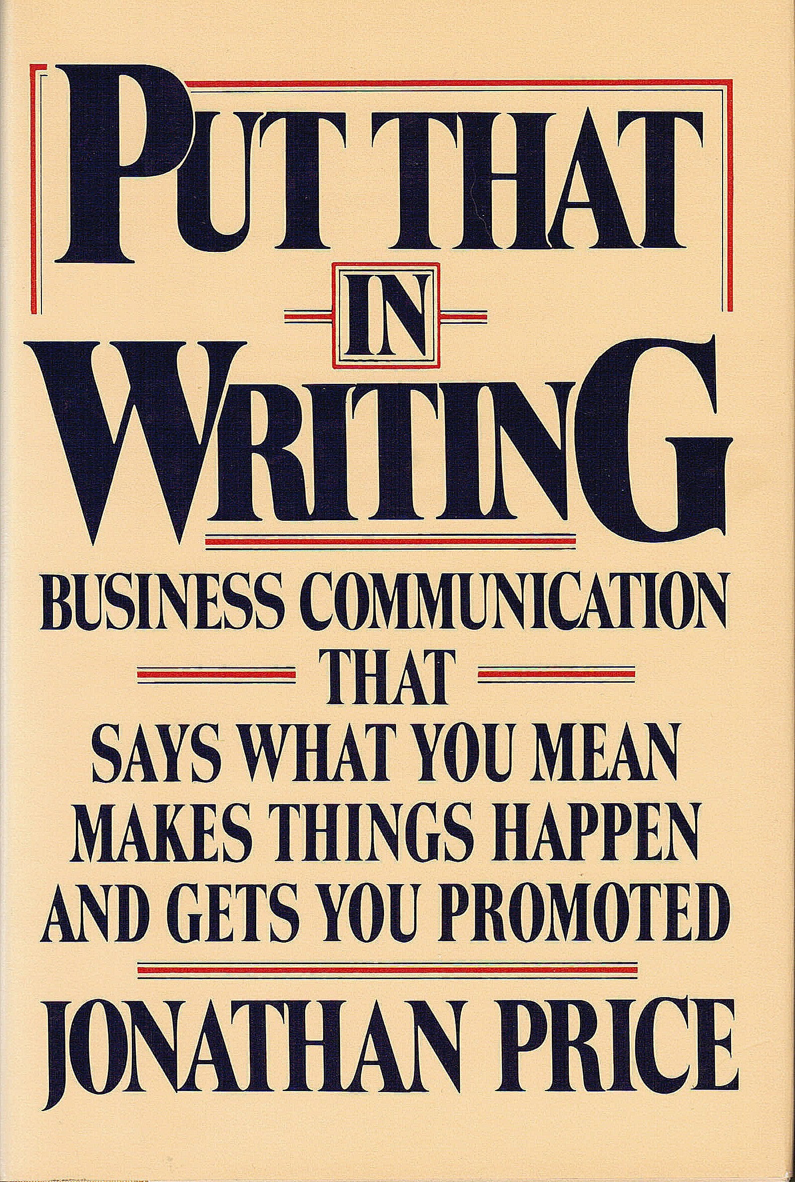 Put that in Writing,Used
