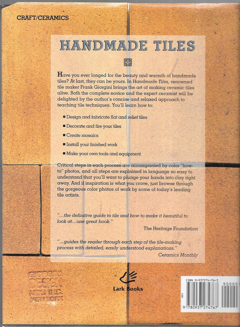 Handmade Tiles: Designing, Making, Decorating,New