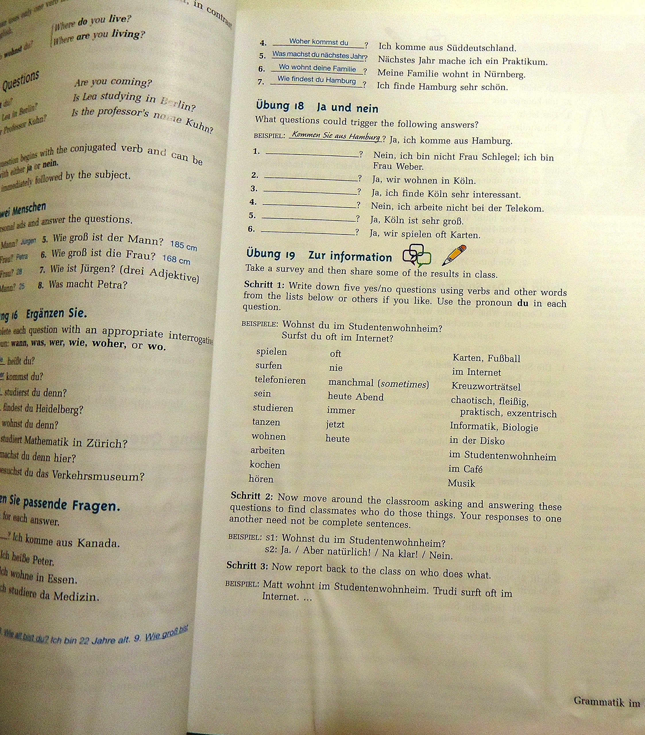 Deutsch, Na Klar!: An Introductory German Course (English and German Edition),Used