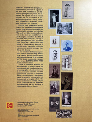 Care And Identification Of 19Thcentury Photographic Prints,New