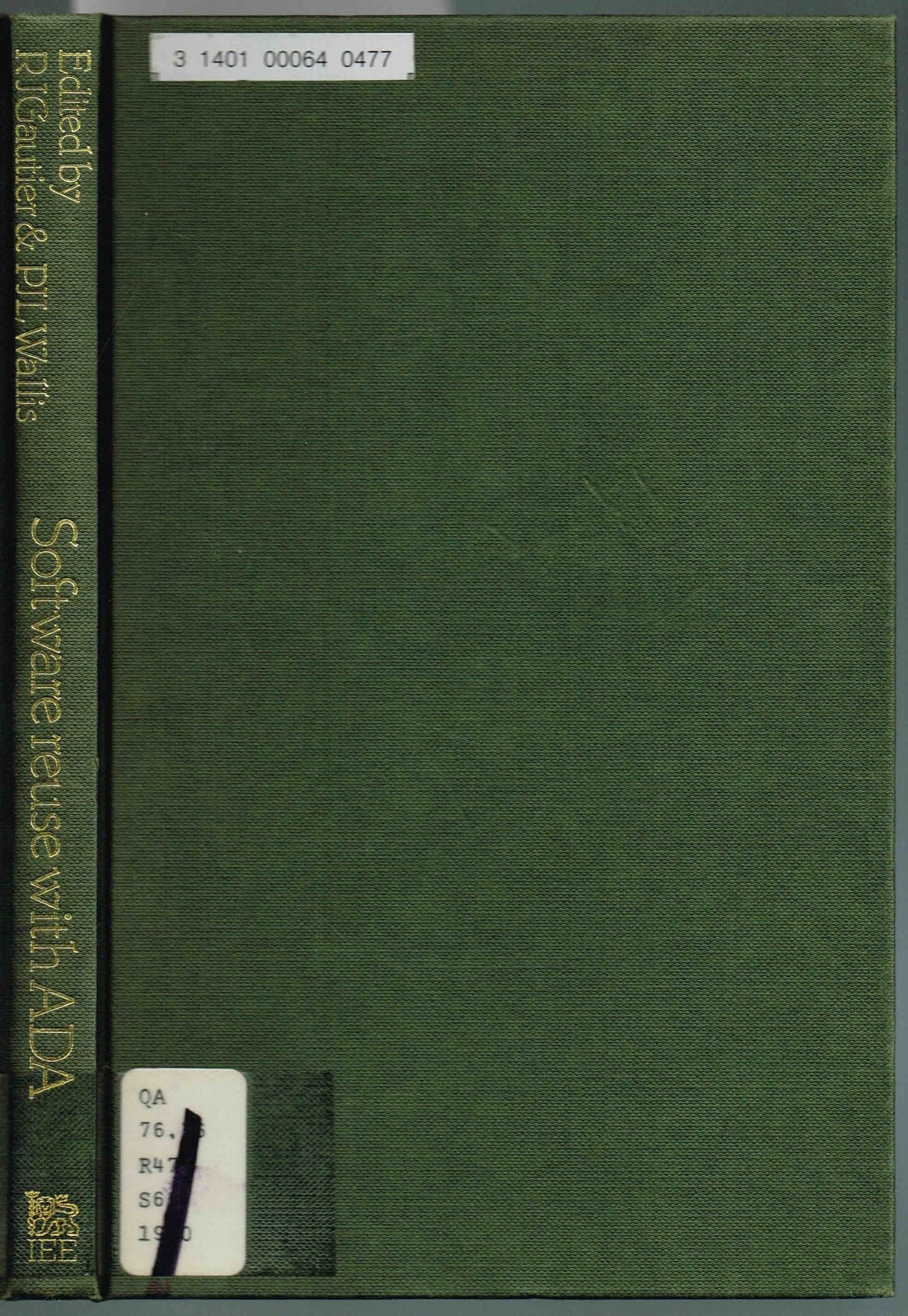 Software Reuse With Ada (Computing Series 16) (Iee Computing Series 16),New