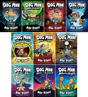 Dog Man Books Series Set 110,Used