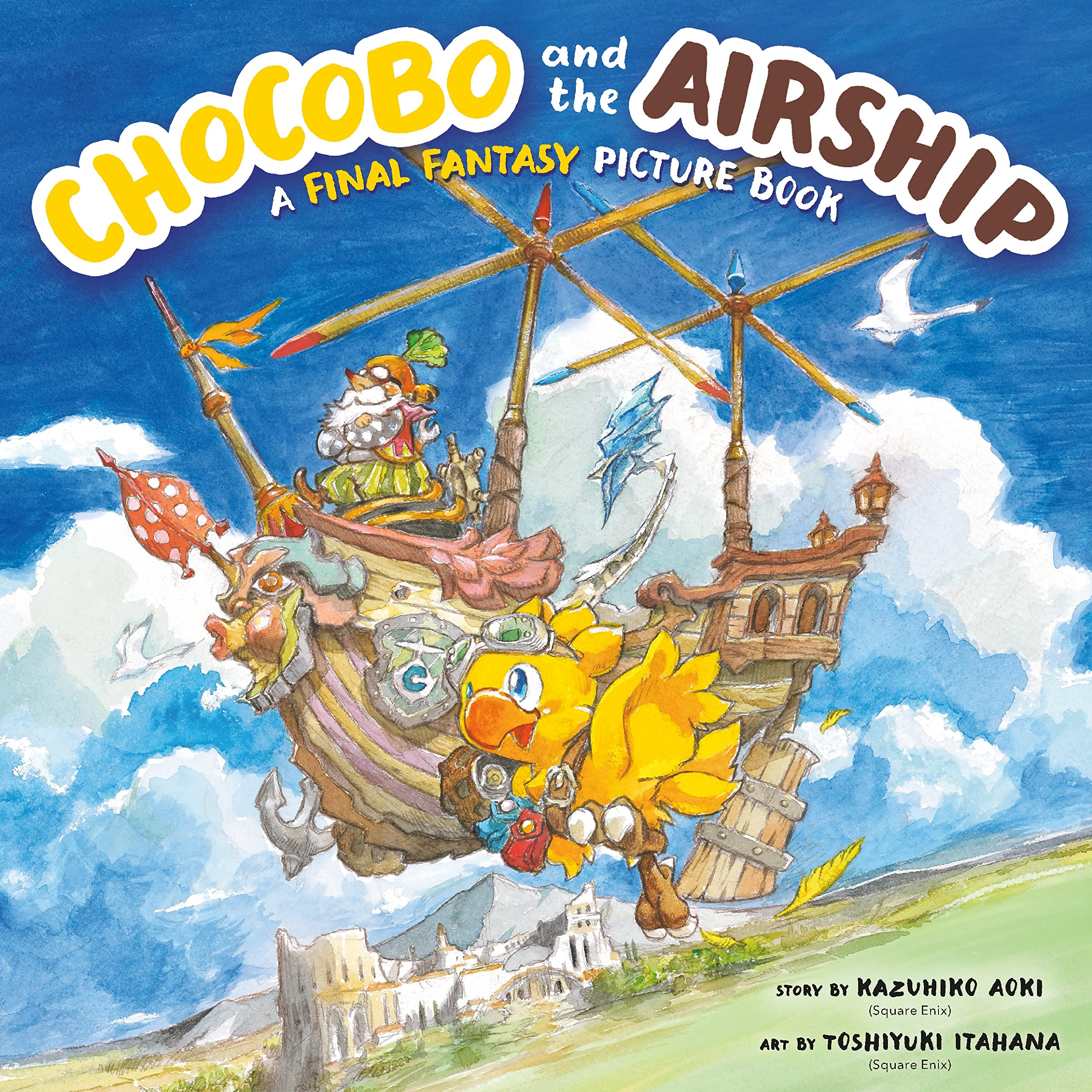 Chocobo And The Airship: A Final Fantasy Picture Book,Used
