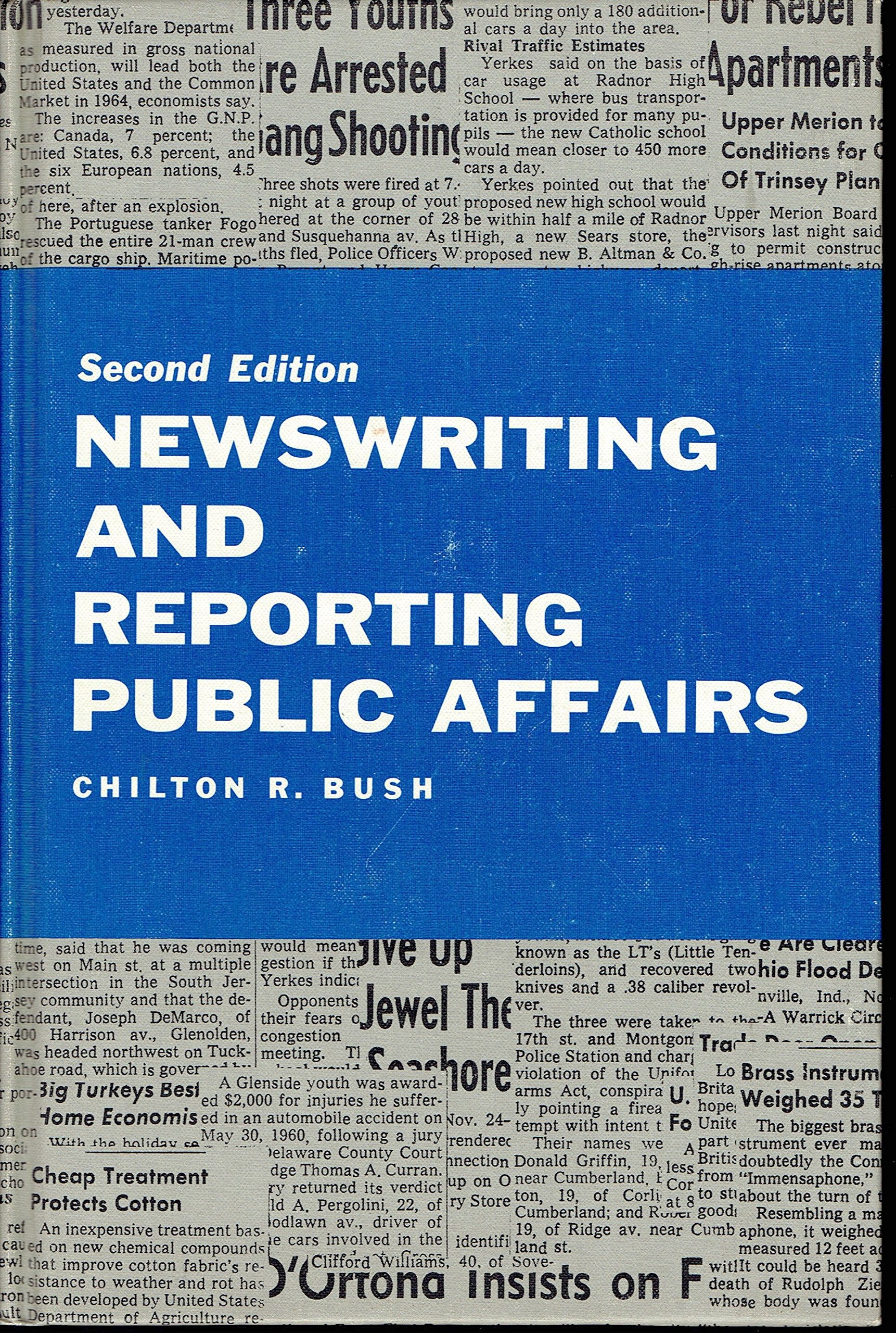 Newswriting and reporting public affairs,Used