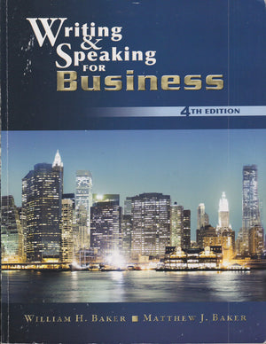 Writing and Speaking for Business,Used