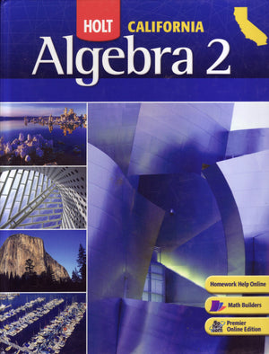 Holt Algebra 2: Student Edition Algebra 2 2008,New