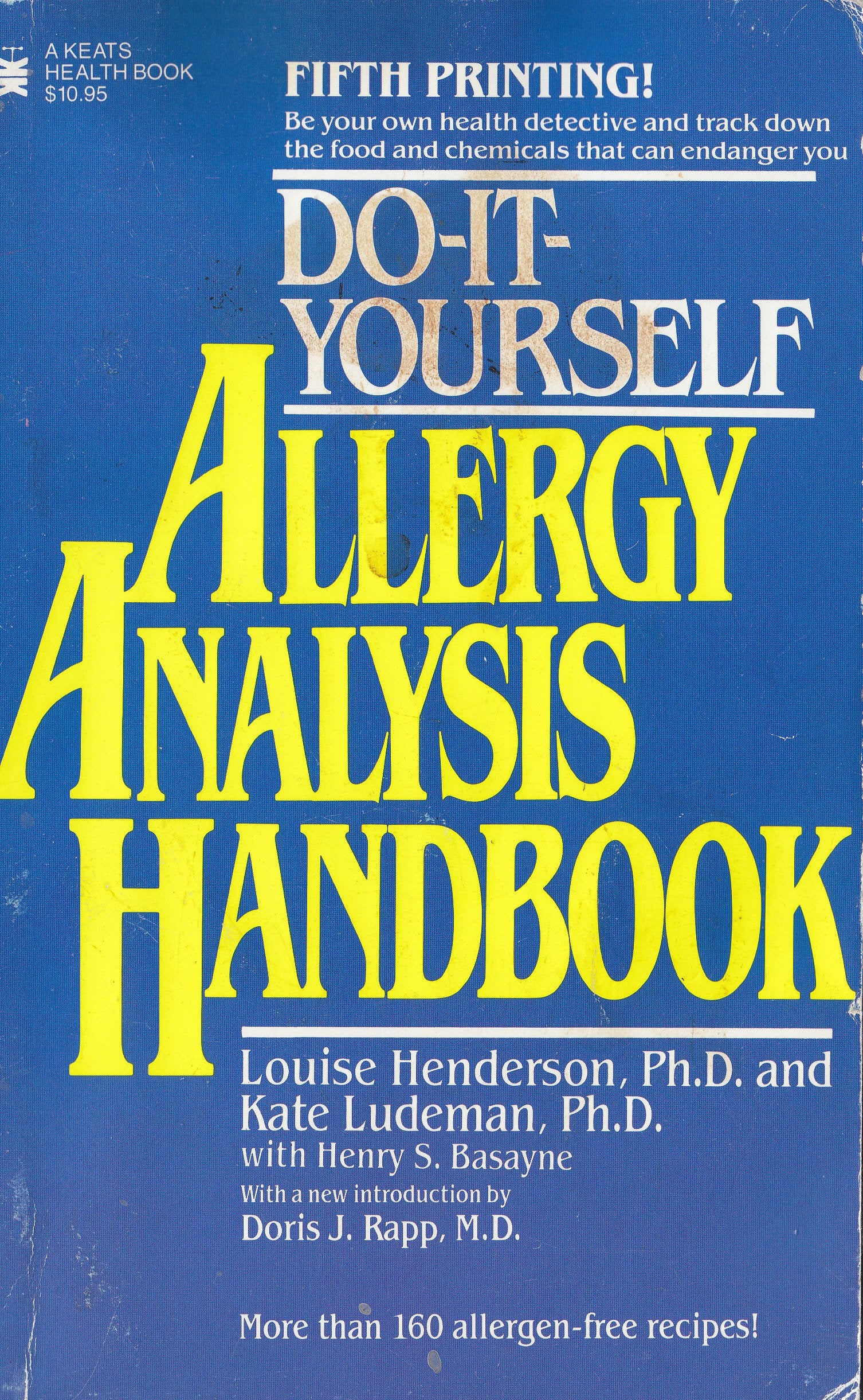 DoItYourself Allergy Analysis Handbook,Used