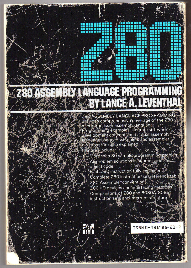 Z80 Assembly Language Programming,New