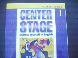 Center Stage: Express Yourself In English,Used