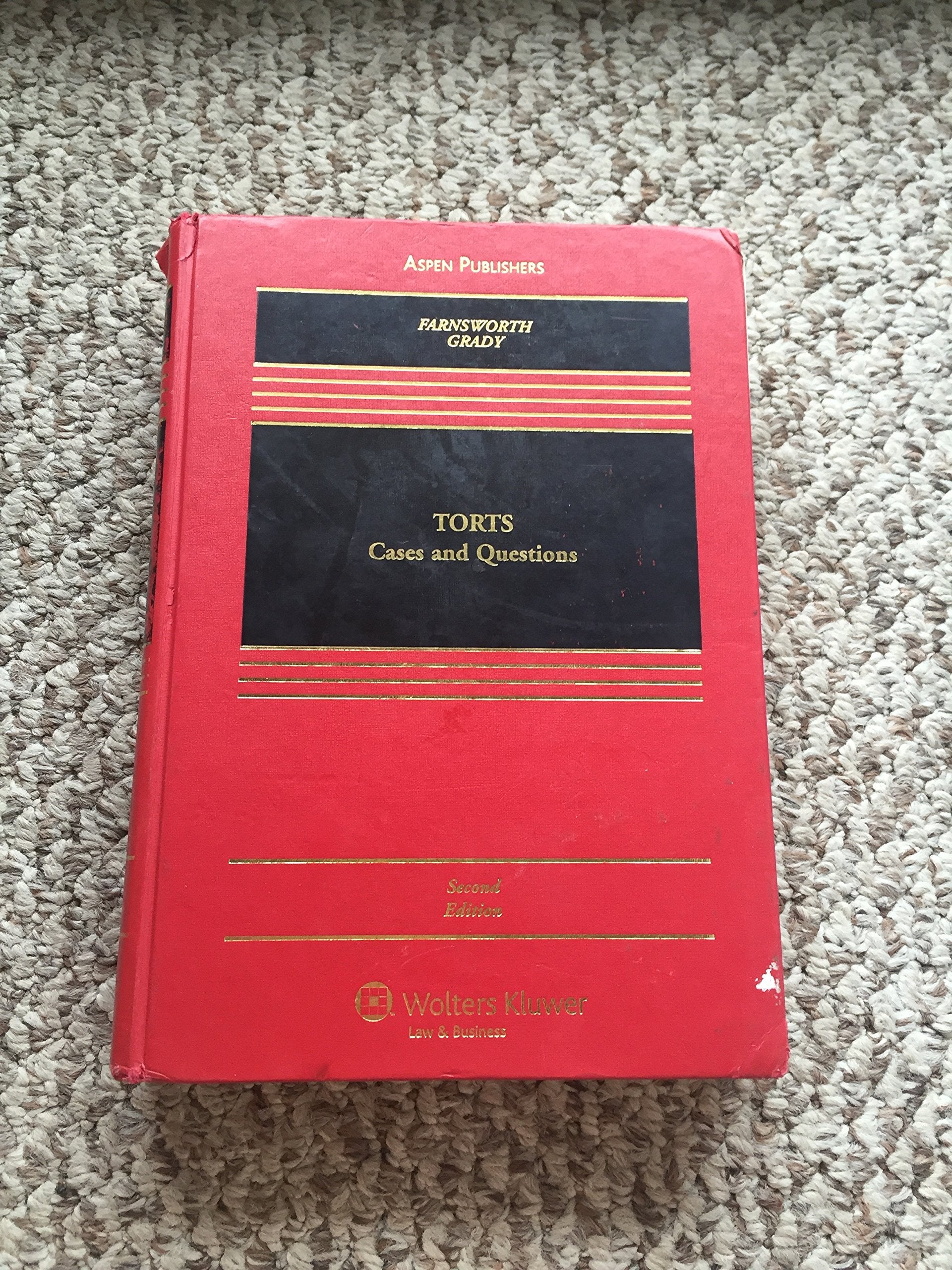 Torts: Cases and Questions, Second Edition,Used