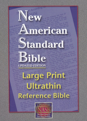 Large Print Ultrathin Reference BibleNASB,New